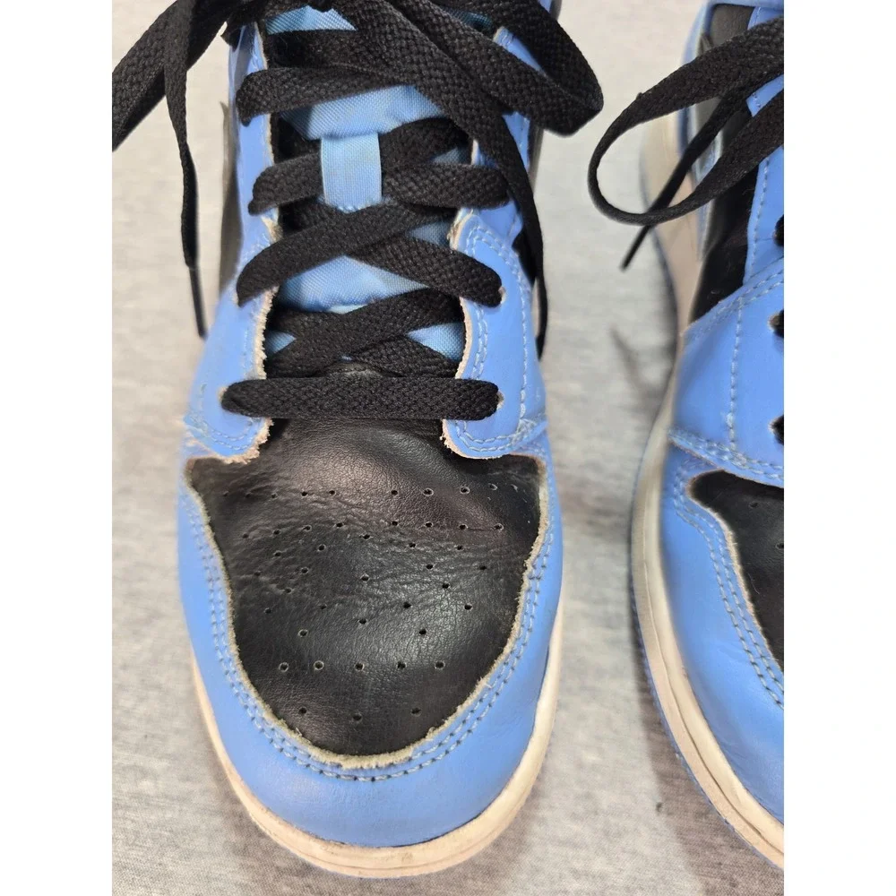 Air Jordan 1 Mid GS University Blue Black DQ8423-401 Size 6.5Y Kids Sneaker